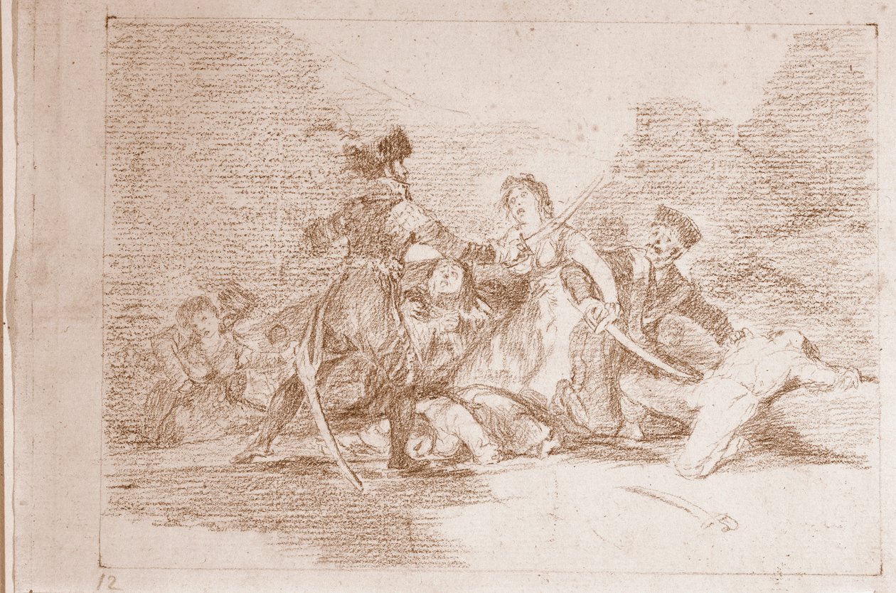 Les Désastres de la guerre : Il est déjà trop tard - Francisco de Goya