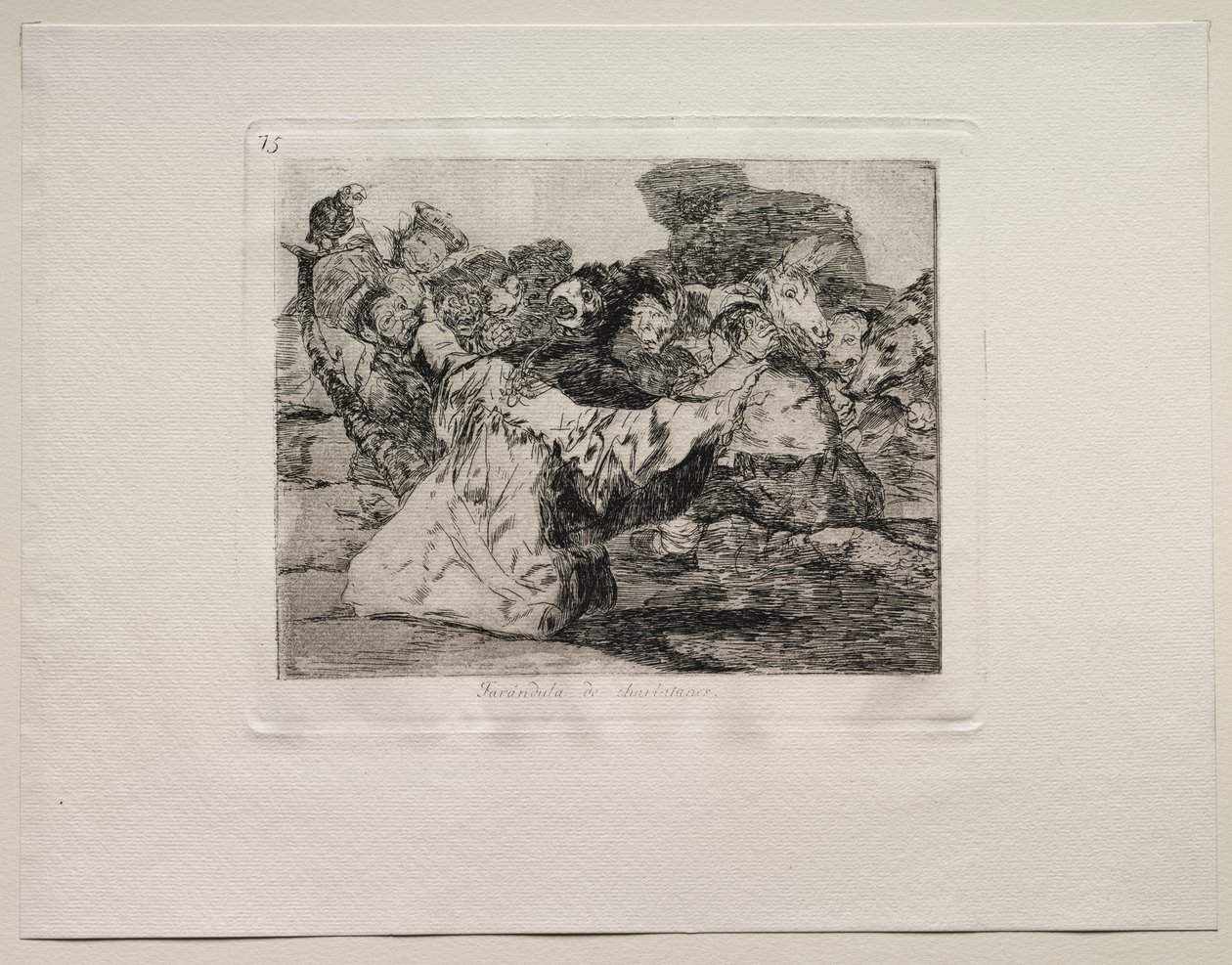 Les horreurs de la guerre : Le spectacle du charlatan - Francisco de Goya