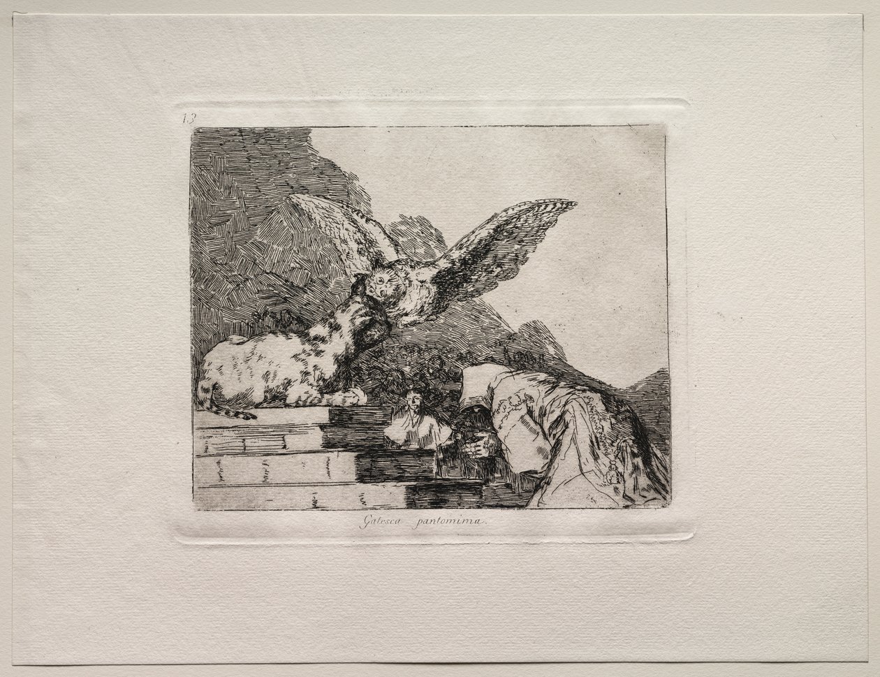 Les Horreurs de la Guerre : Pantomime féline - Francisco de Goya