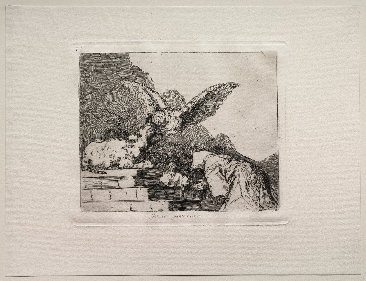 Les horreurs de la guerre : Pantomime féline - Francisco de Goya