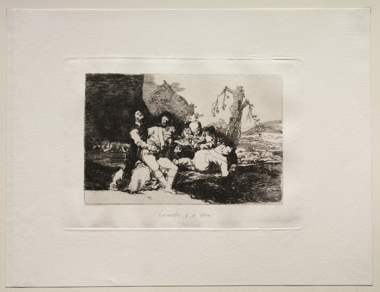 Les horreurs de la guerre : Les soigner et passer au suivant - Francisco de Goya
