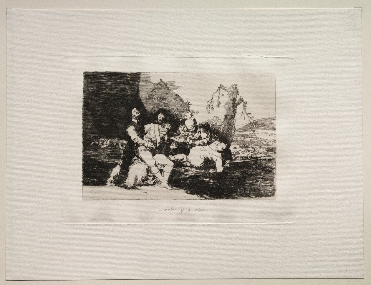 Les horreurs de la guerre : Les soigner et passer au suivant - Francisco de Goya