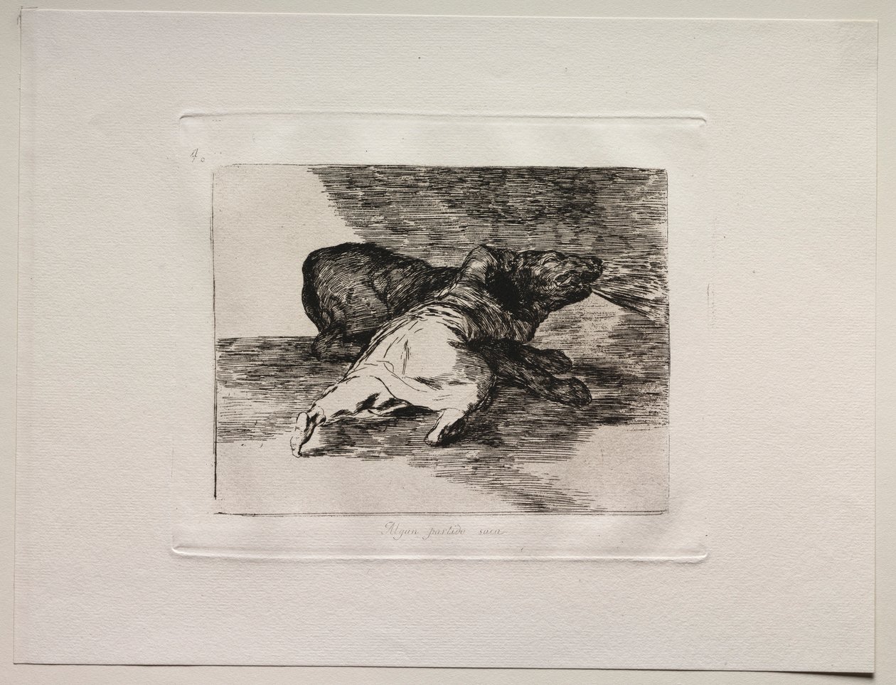 Les horreurs de la guerre : Il en tire quelque chose - Francisco de Goya