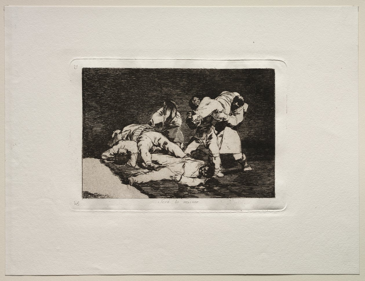 Les horreurs de la guerre : Ce sera pareil - Francisco de Goya