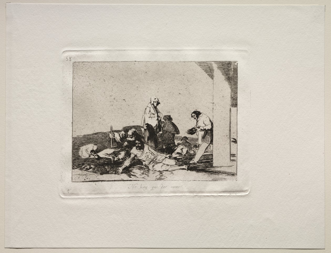 Les horreurs de la guerre : Il ne sert à rien de crier - Francisco de Goya