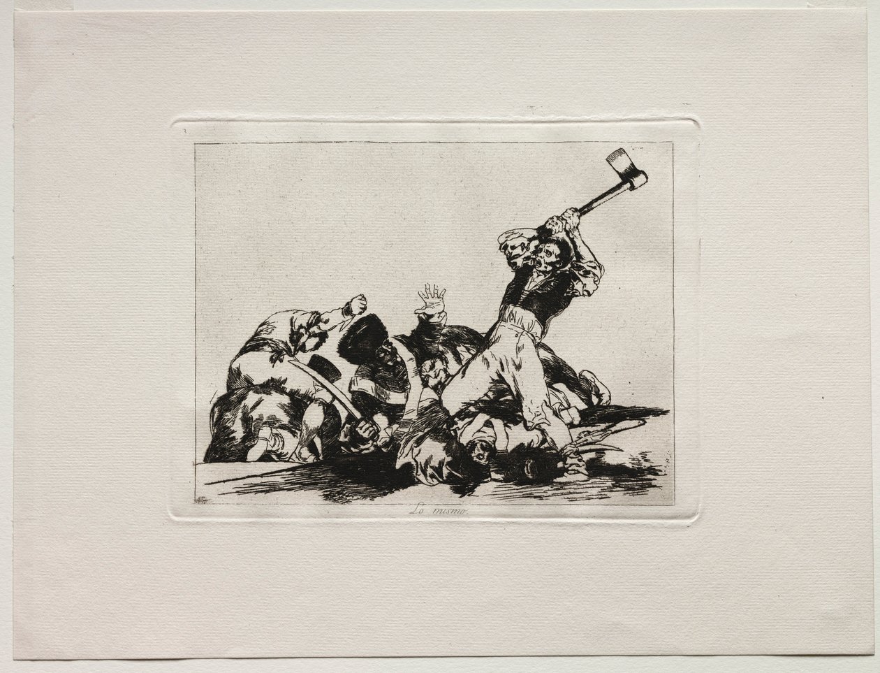 Les horreurs de la guerre : Le même - Francisco de Goya