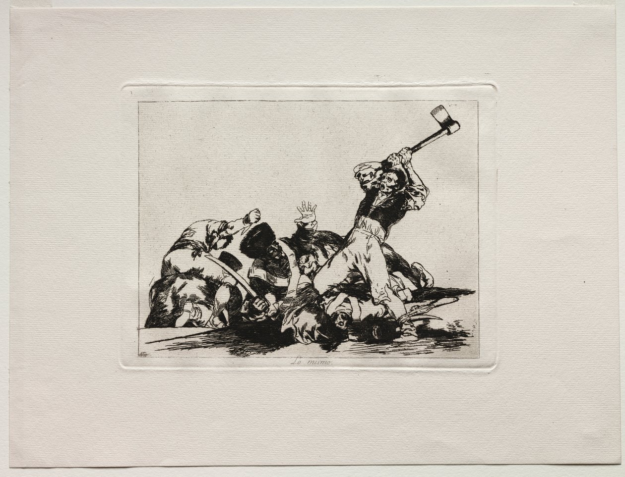 Les Horreurs de la Guerre : La Même - Francisco de Goya