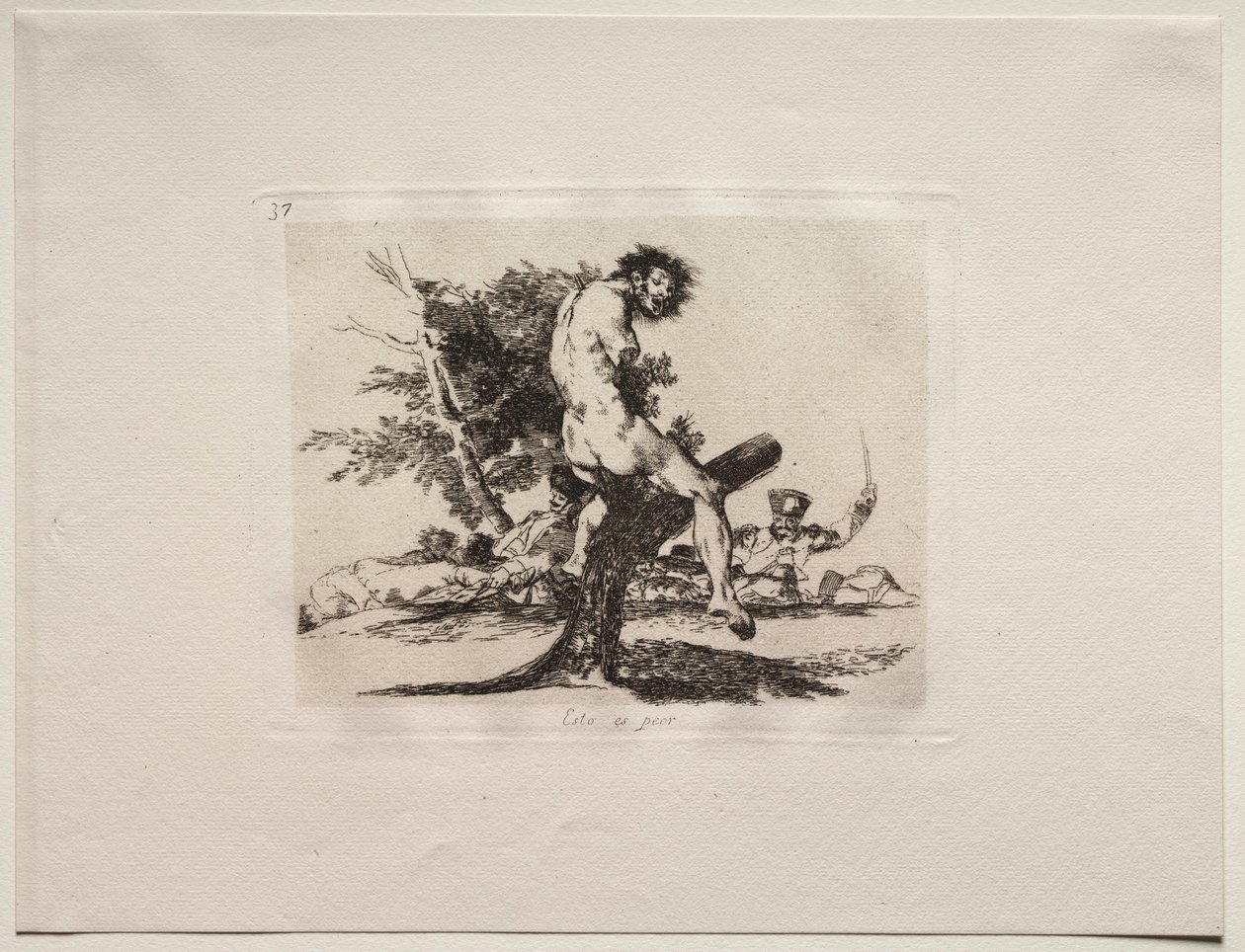 Les horreurs de la guerre : Ceci est pire - Francisco de Goya