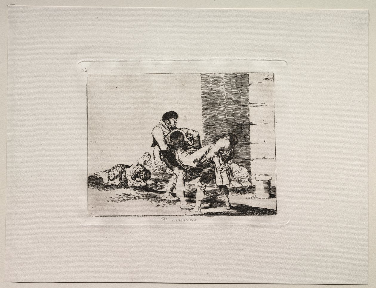Les horreurs de la guerre : Au cimetière - Francisco de Goya