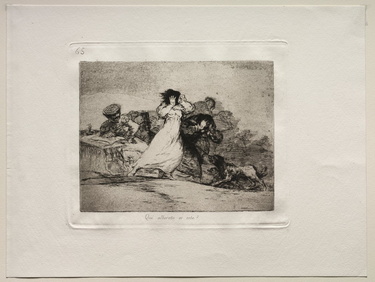 Les Horreurs de la Guerre : Quel est ce vacarme ? - Francisco de Goya