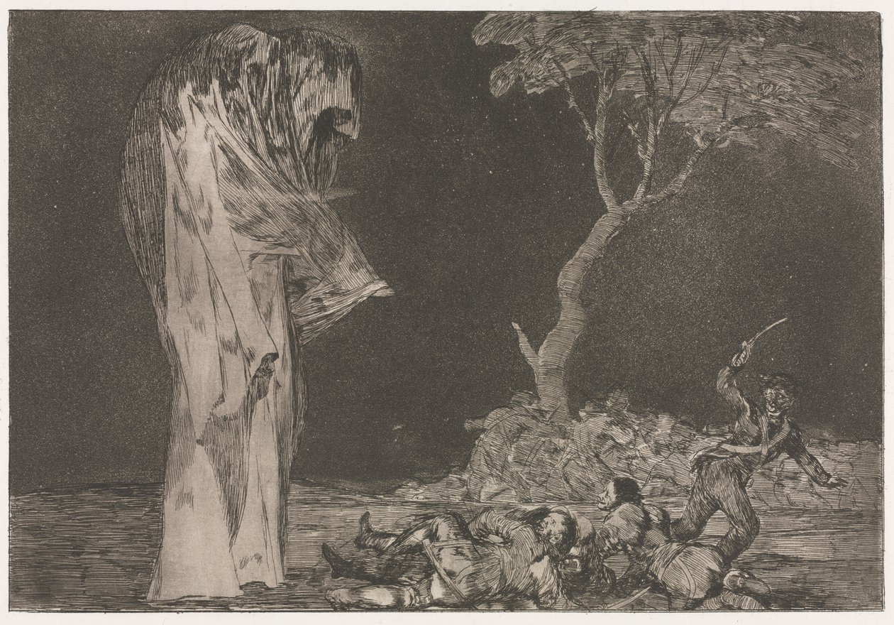 Les Proverbes : La folie de la peur - Francisco de Goya