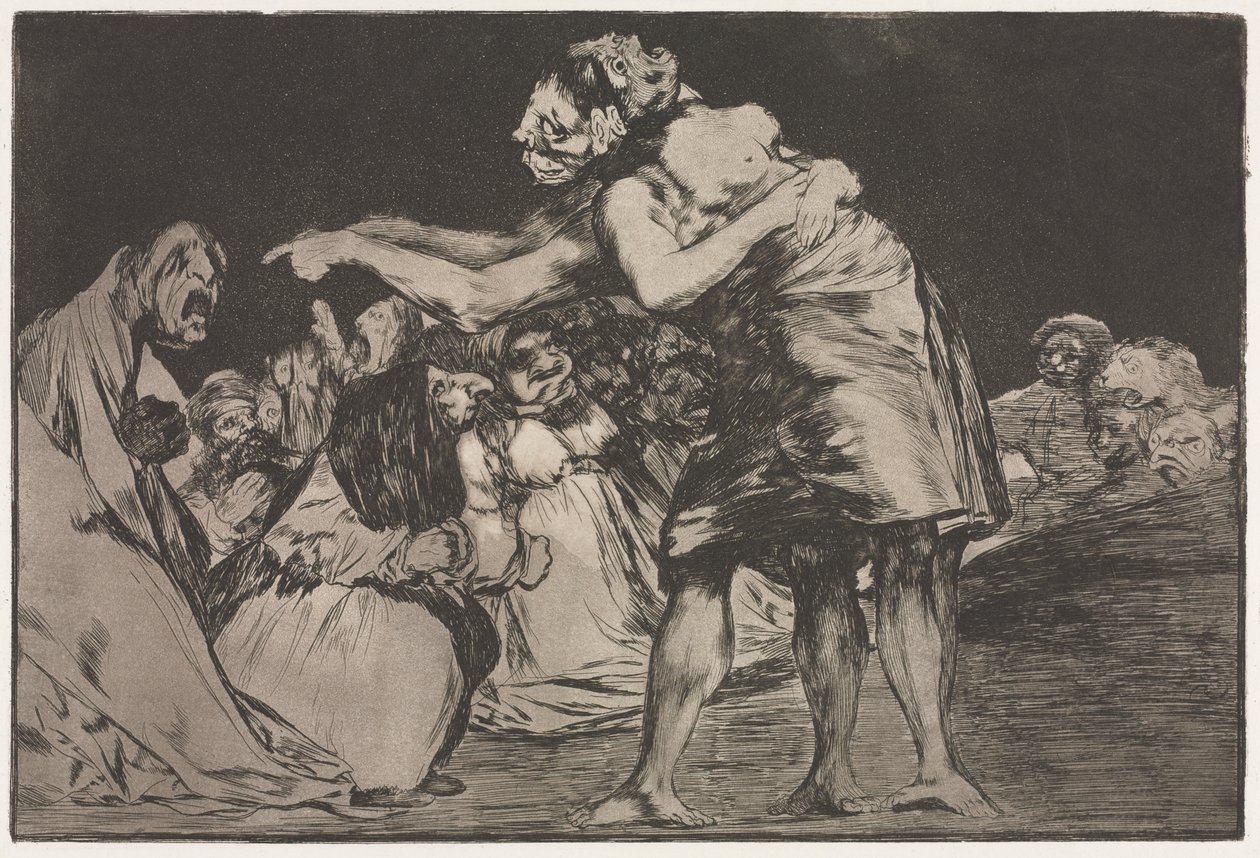 Les proverbes : Folie matrimoniale - Francisco de Goya