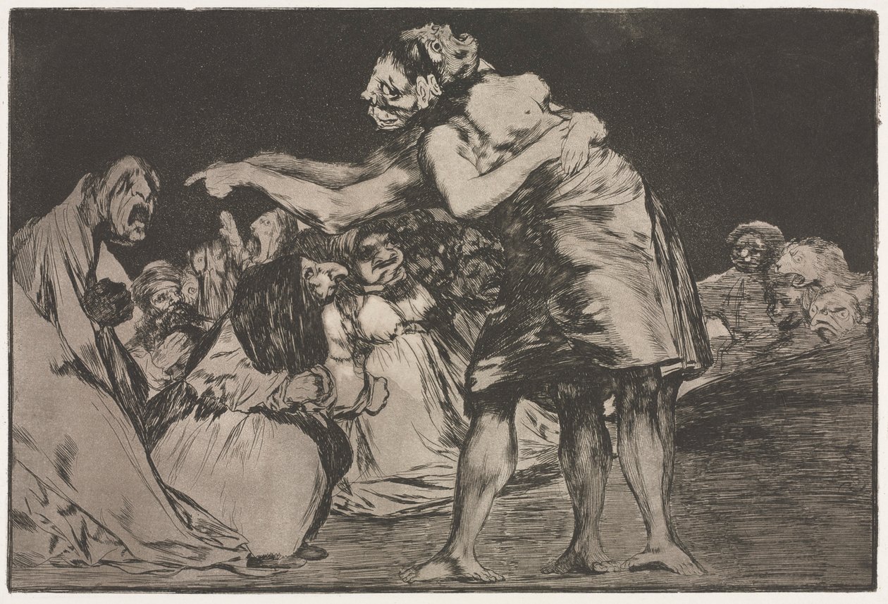 Les Proverbes : Folie matrimoniale, 1864 - Francisco de Goya