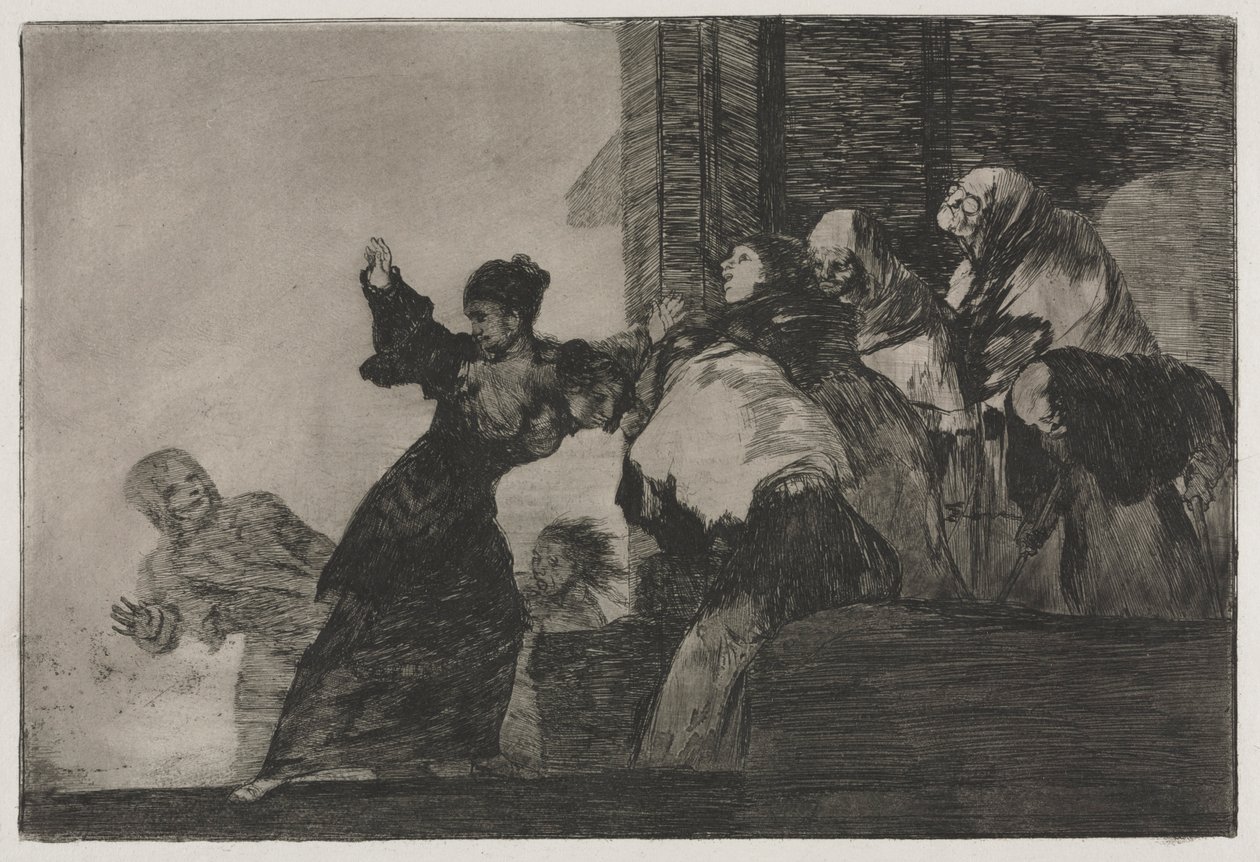 Les proverbes : Pauvre folie, 1864 - Francisco de Goya