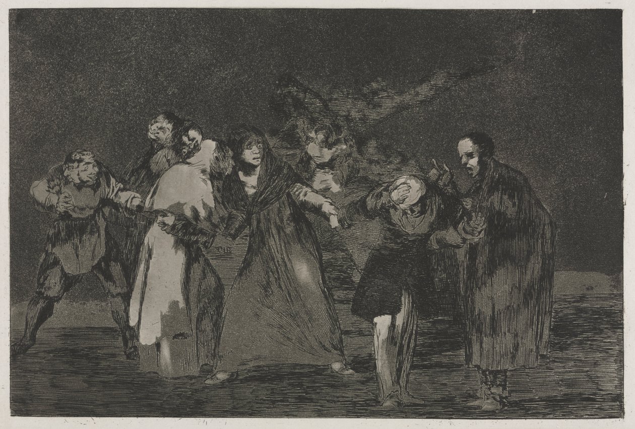 Les Proverbes : Les blessures guérissent plus vite que les mots hâtifs, 1864 - Francisco de Goya