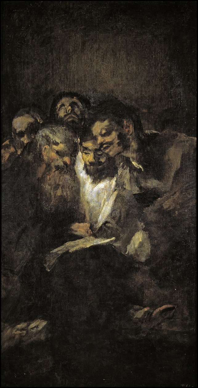 Les politiciens en lecture - Francisco de Goya
