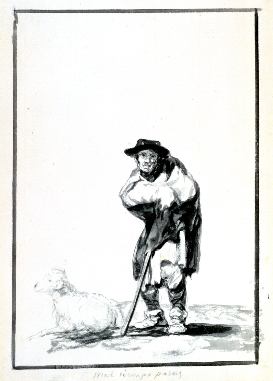 Le Berger, vers 1760-1820 - Francisco de Goya