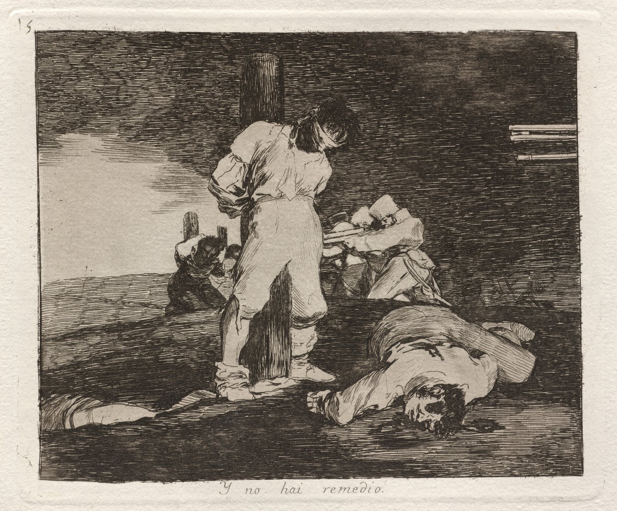 Y no hai remedio - Francisco de Goya