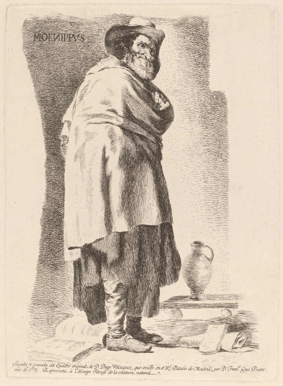 Moenippus - Francisco de Goya after Diego Velázquez
