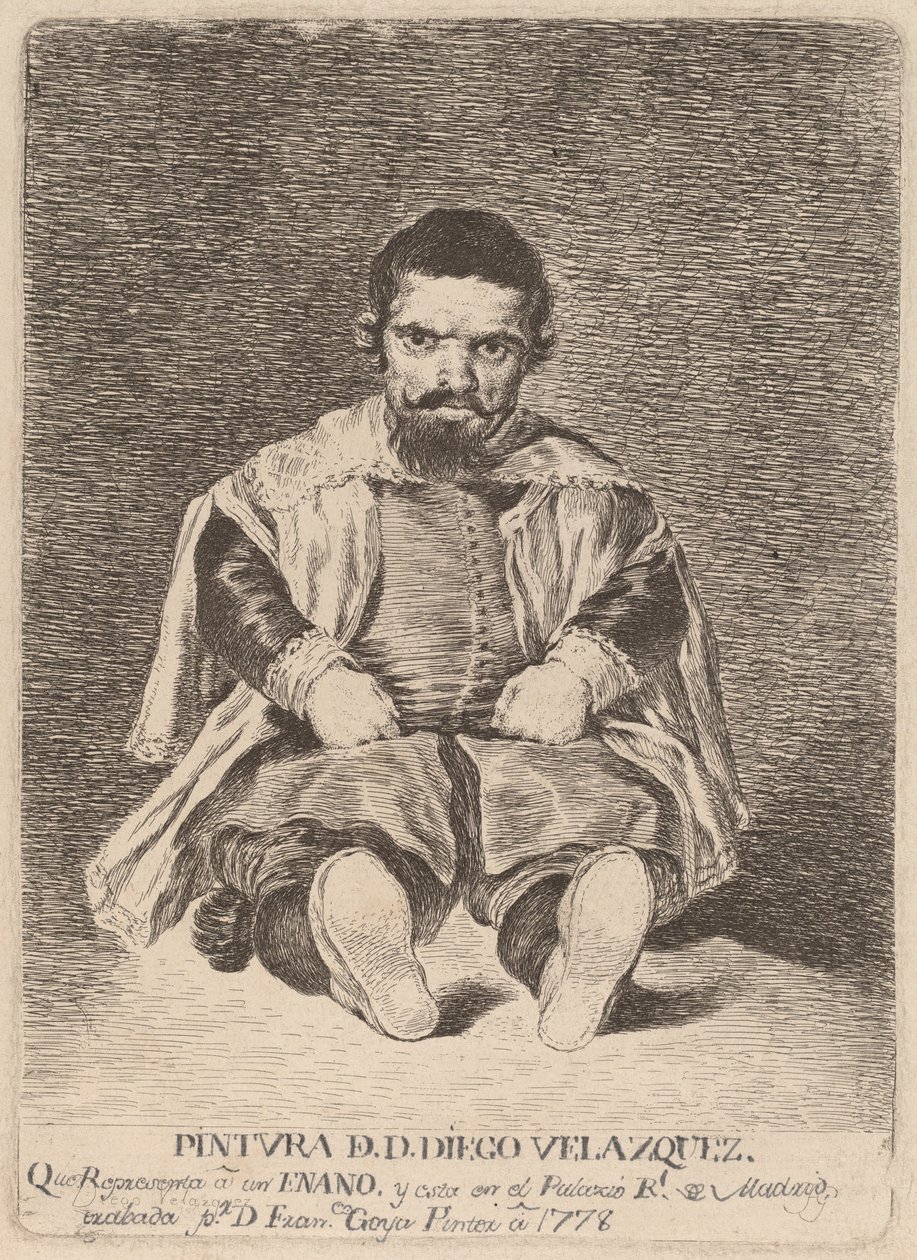 Un nain - Francisco de Goya after Diego Velázquez