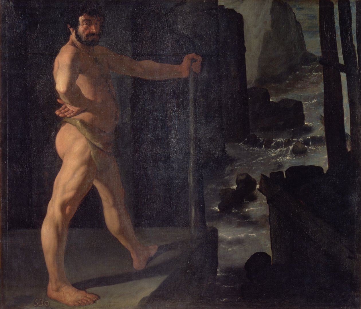 Hercule changeant le cours de la rivière Alphée - Francisco de Zurbaran