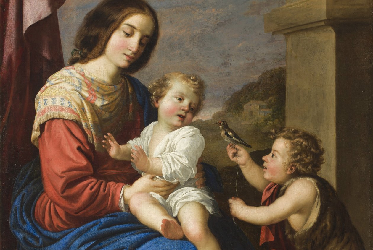 Madone et Enfant avec le petit Saint Jean, 1658 (détail) - Francisco de Zurbaran