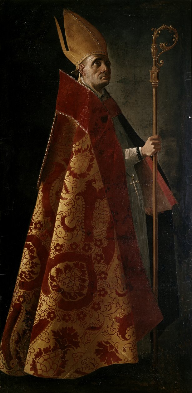 Peintures pour San Pablo El Real à Séville : Saint Ambroise - Francisco de Zurbaran