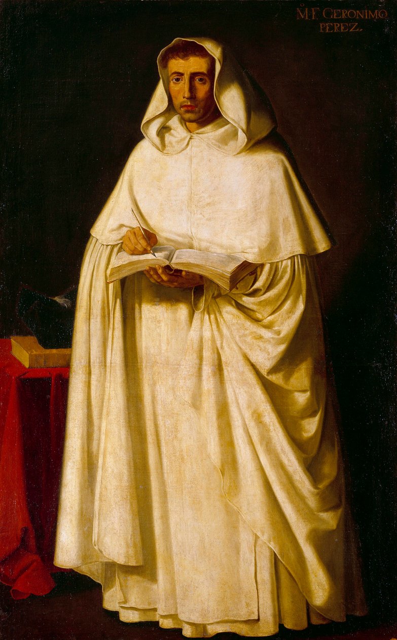 Portrait du père Jeronimo Perez - Francisco de Zurbaran