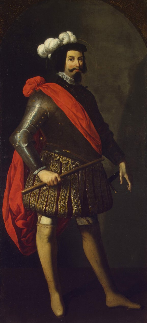 Saint Ferdinand III de Castille, ca 1630-1634 - Francisco de Zurbaran