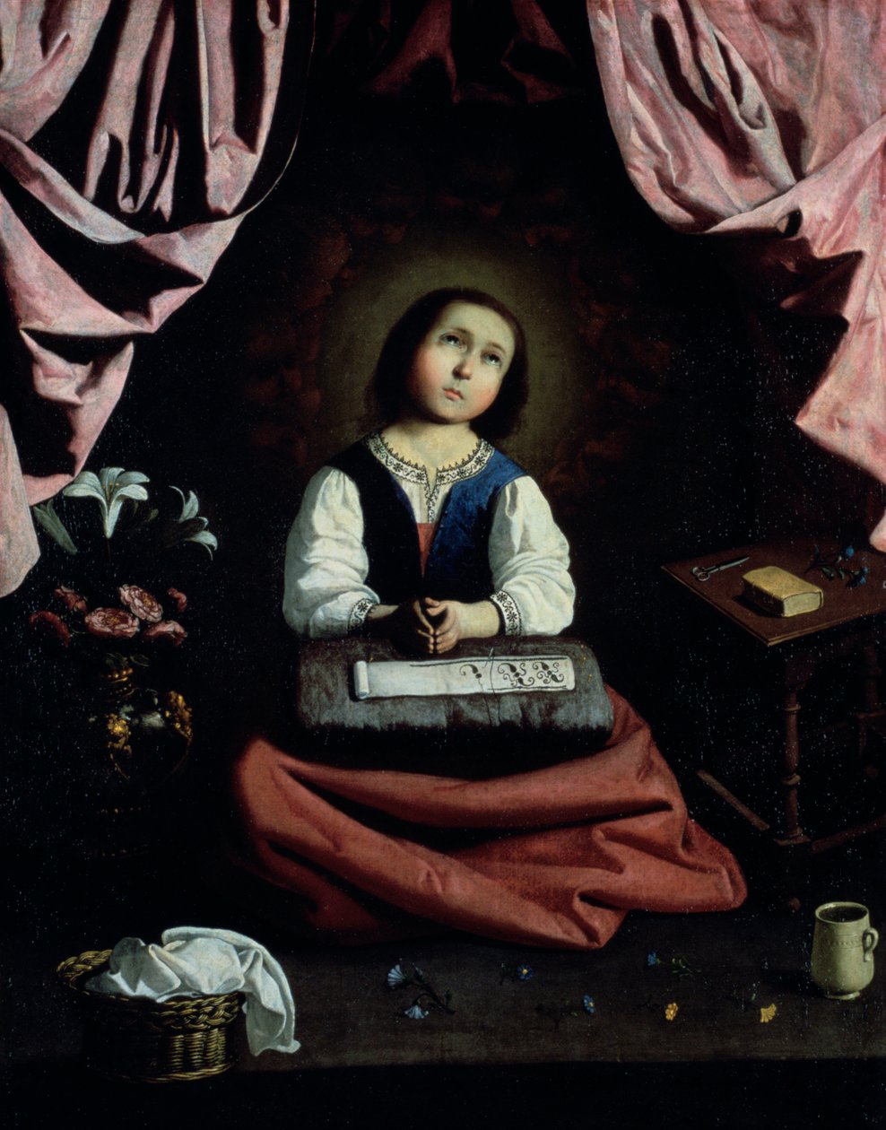 La Jeune Vierge, vers 1632-33 - Francisco de Zurbaran