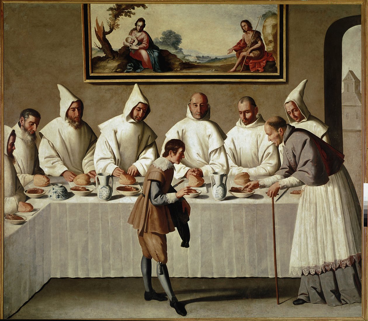 Le miracle de Saint Hugues dans le réfectoire des Chartreux - Francisco de Zurbaran