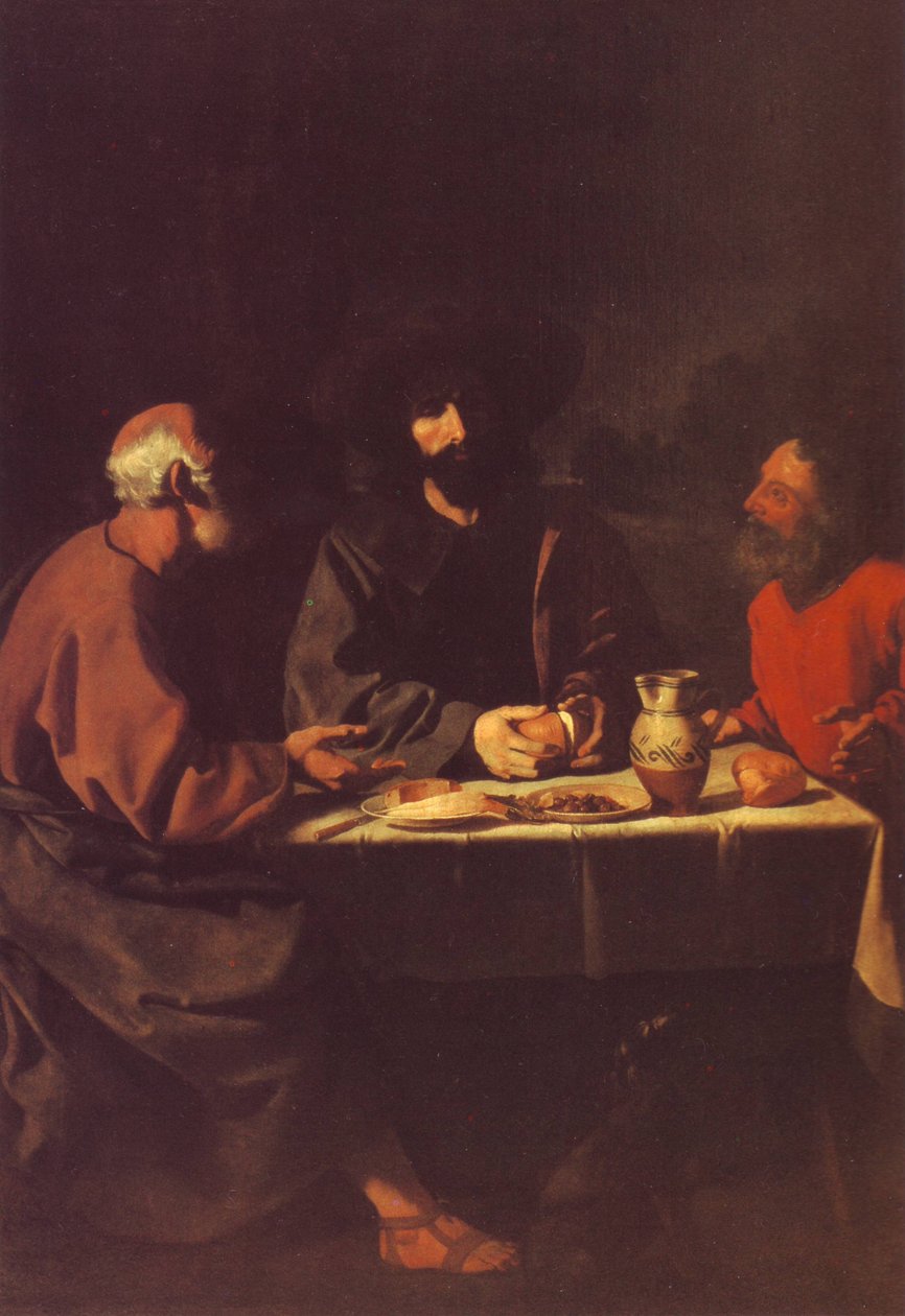 Le repas à Emmaüs - Francisco de Zurbaran