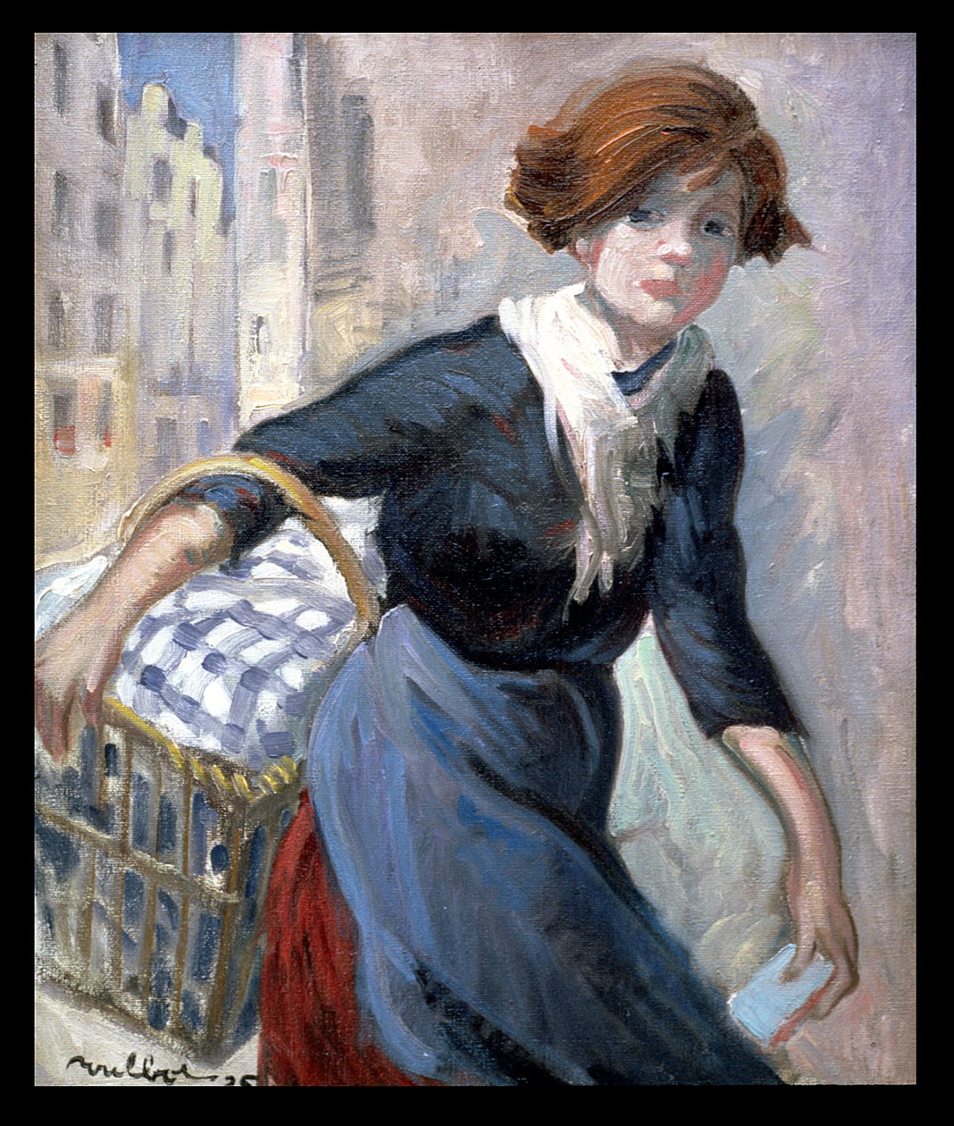 La Blanchisseuse - Francisque Poulbot