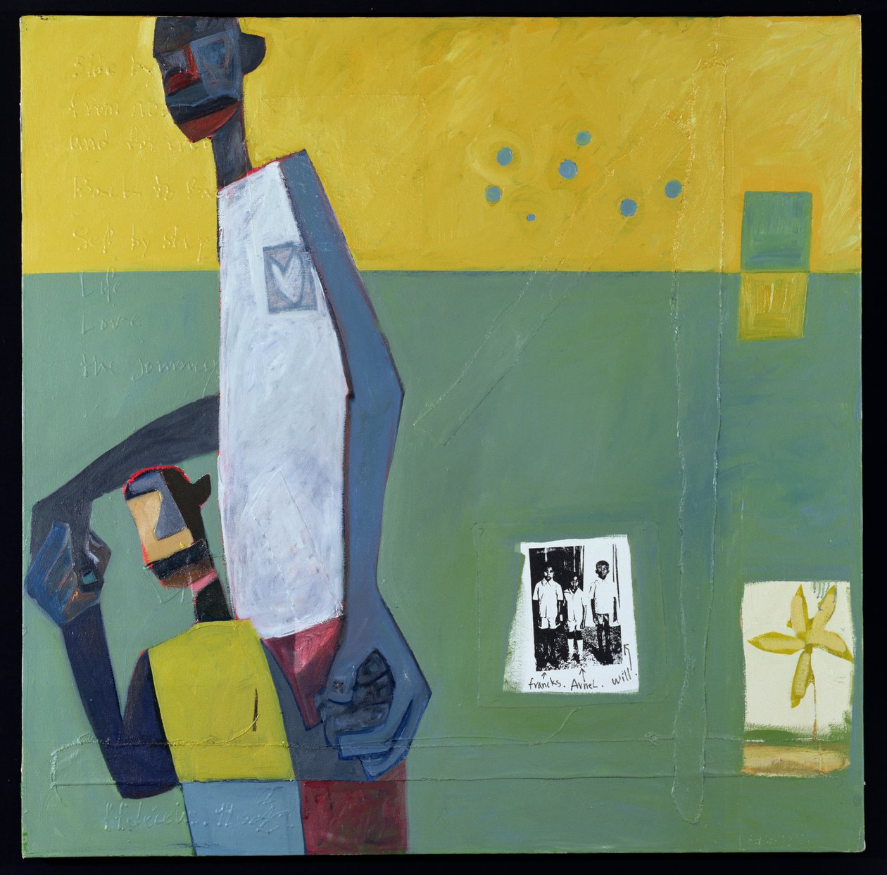 Moments tendres, 2000 (techniques mixtes) - Francks Deceus