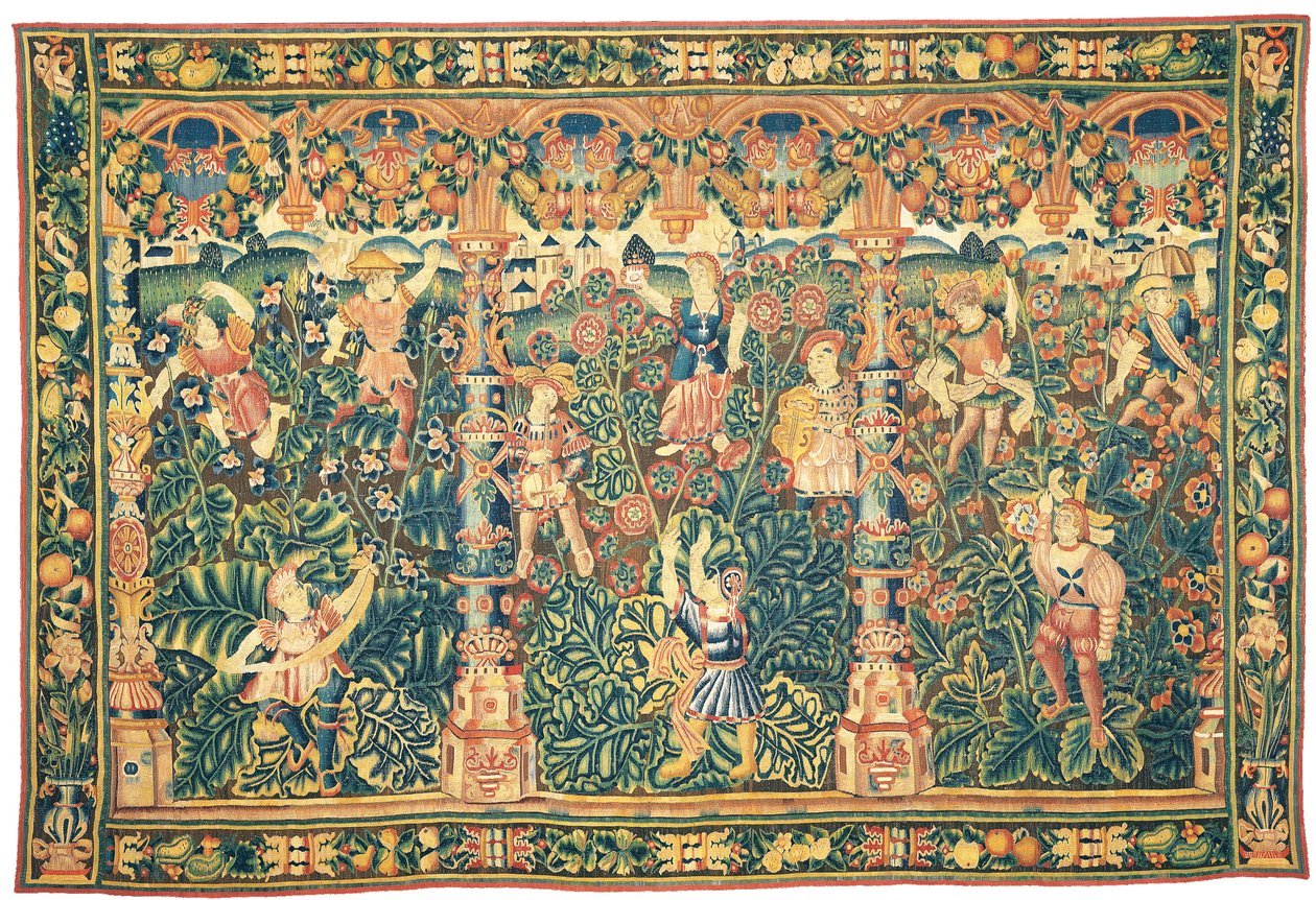 Tapisserie de verdure exotique, possiblement Tournai, première moitié du 16ème siècle - Franco Flemish School