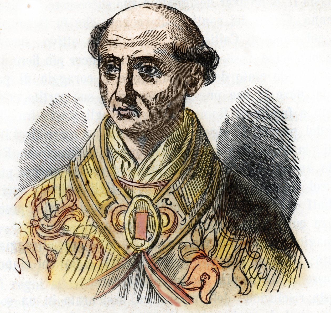 Portrait du Pape Saint Calixte II - Franco Mistrali