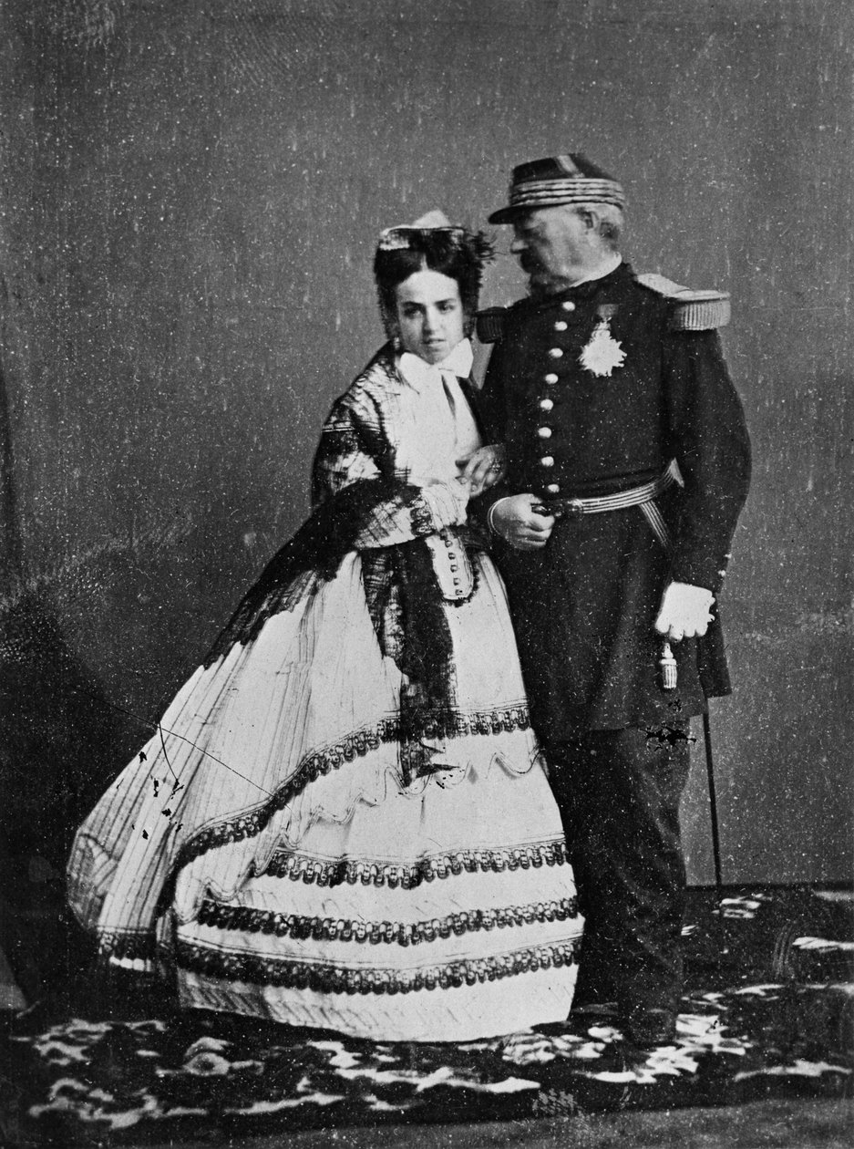Le général Achille Bazaine et sa femme, Josepha Pena, été 1865 - Francois Aubert