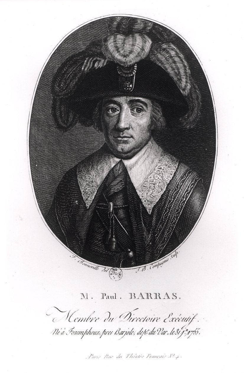 Paul François Jean Nicolas (1755-1829) Vicomte de Barras - Francois Bonneville