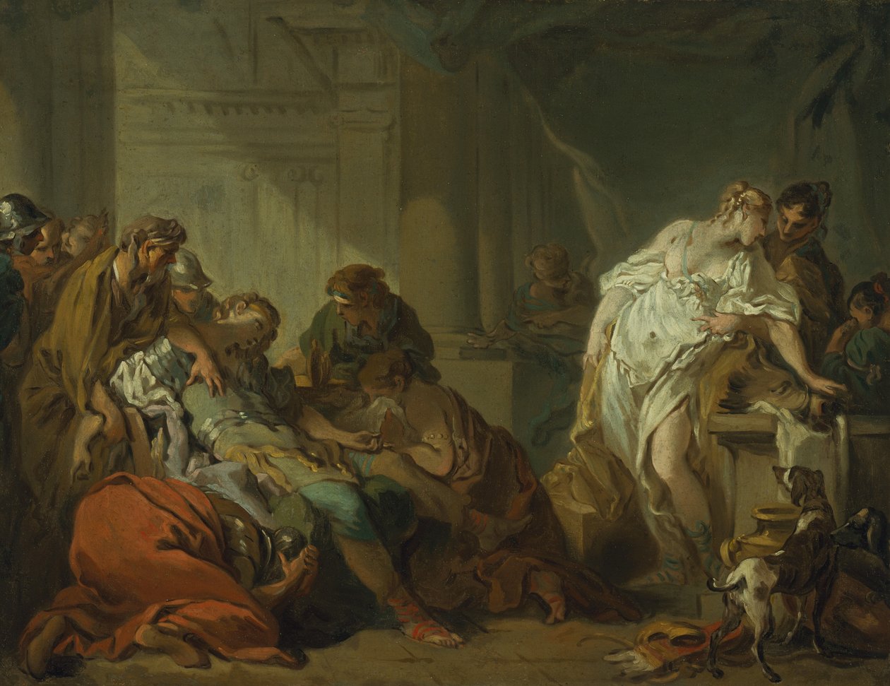 Mort de Méléagre, vers 1727 - François Boucher