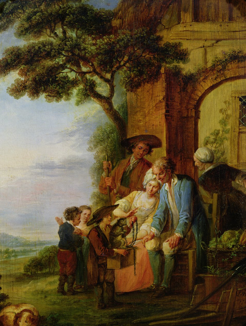 Le garçon de Savoie et sa marmotte, 1783 - Francois Louis Joseph Watteau
