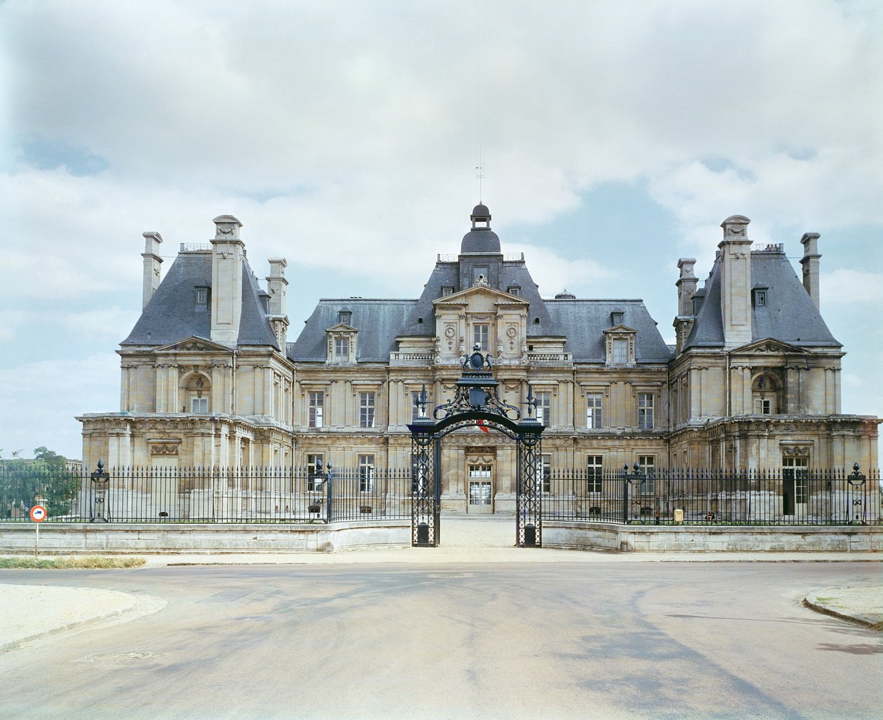 Vue de la façade ouest du Château de Maisons-Laffitte, construit 1642-51 - Francois Mansart