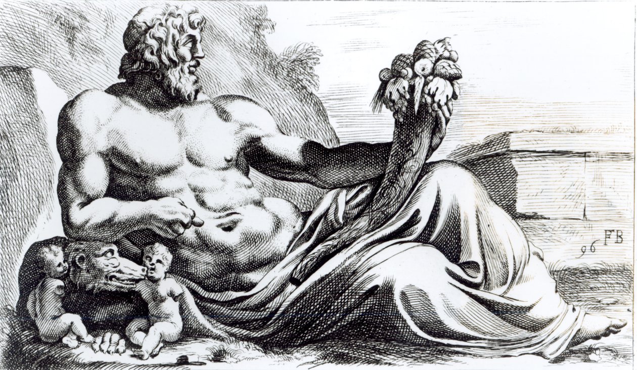 Le Tibre, vers 1653 - Francois Perrier