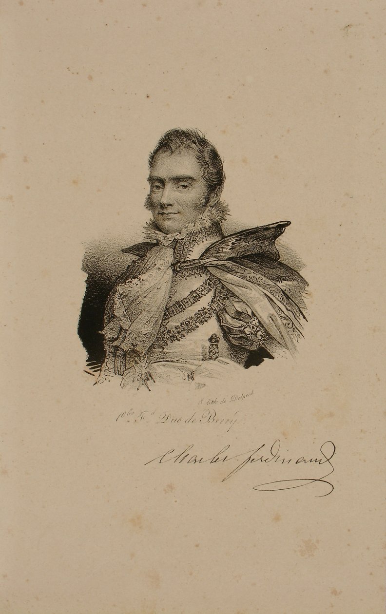 Charles Ferdinand de France, duc de Berry (1778-1820) 1814 - Francois Seraphin Delpech