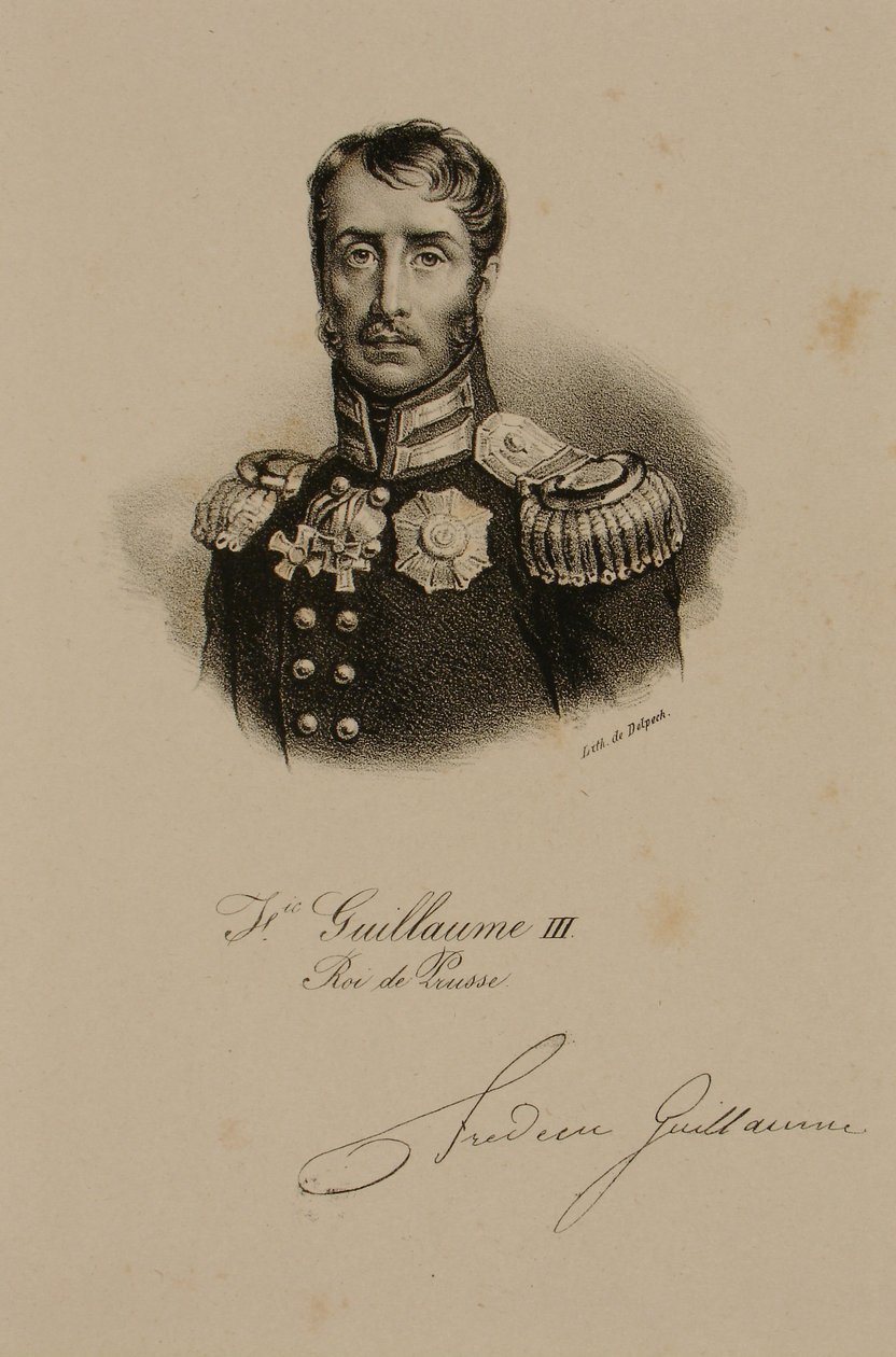 Frédéric-Guillaume III (1770-1840) Roi de Prusse - Francois Seraphin Delpech