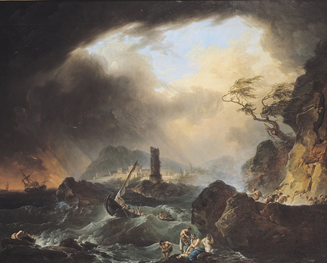 La Tempête - Francois Valentin Gazard