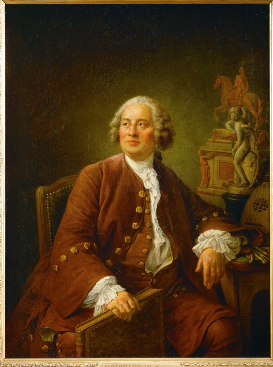 Portrait du sculpteur Edme Bouchardon ... - Francois-Hubert Drouais