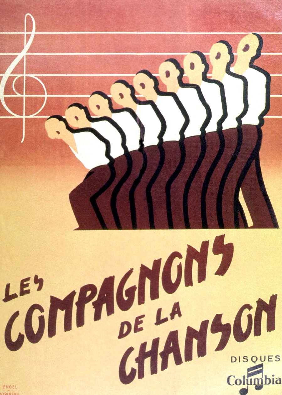 "Les Compagnons de la chanson" - Francois emile Popineau