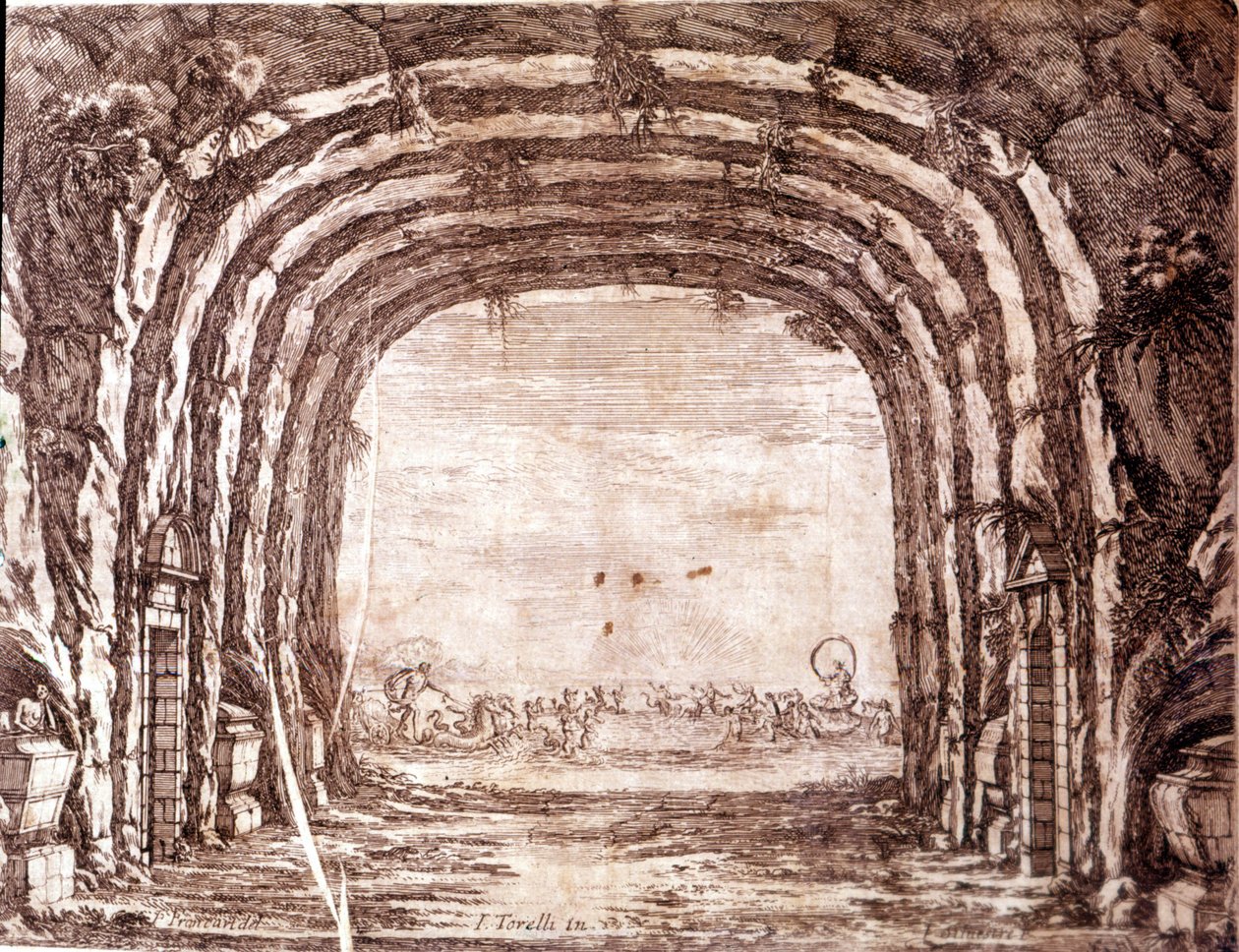 Les noces de Pelée et de Thétis, décor de Giacomo Torelli - Francois (after) Francart