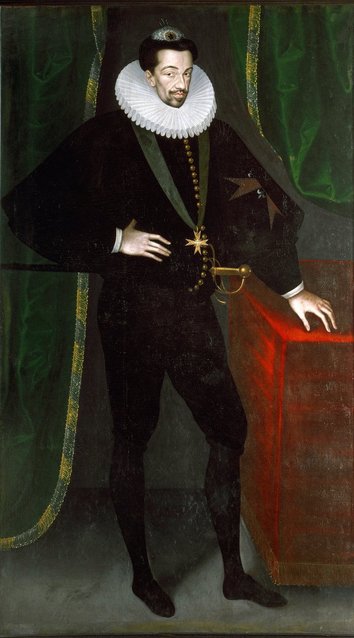 Portrait de Henri III de France, vers 1585 - Francois (circle of) Quesnel