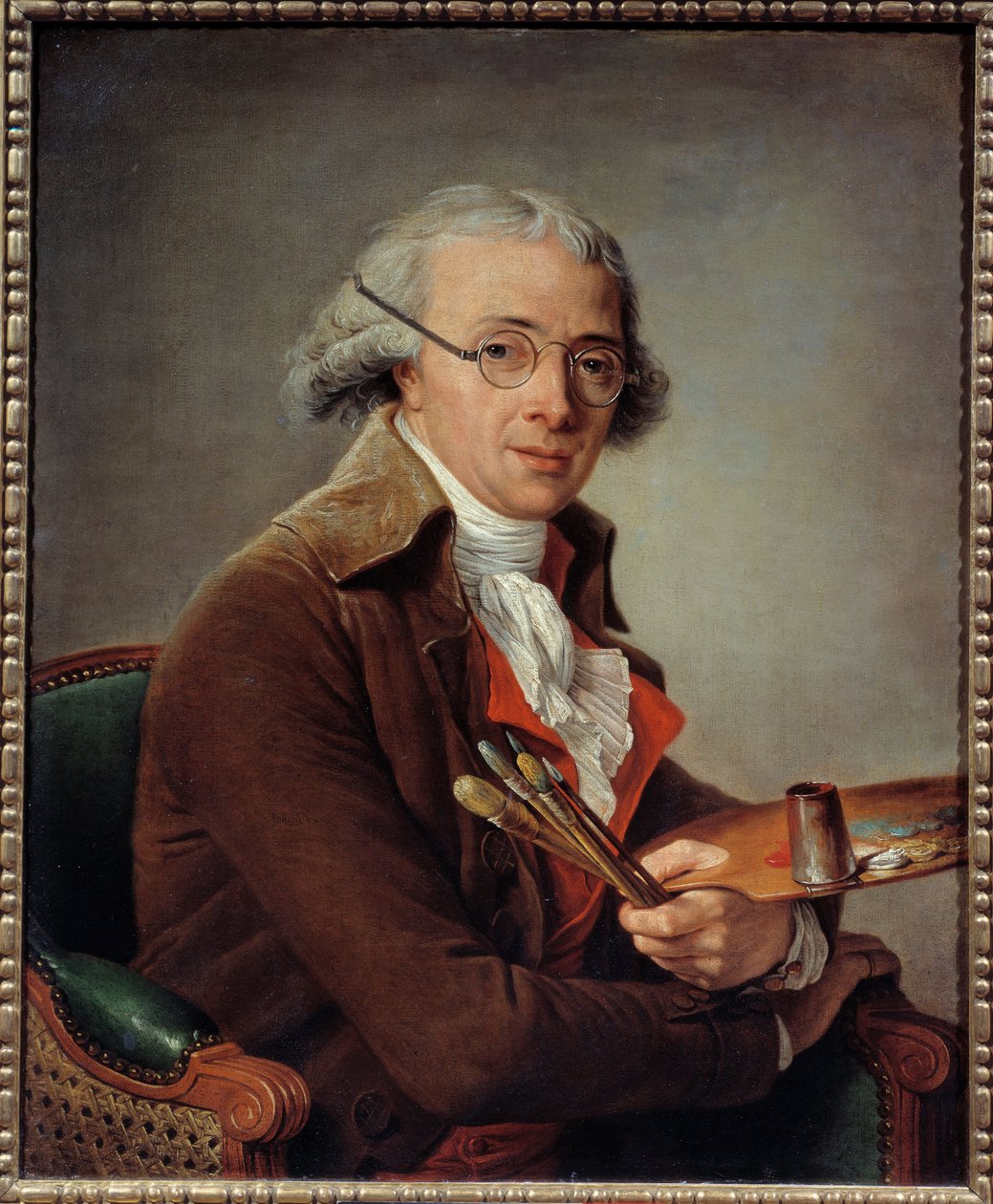 Portrait du peintre François André Vincent (1746-1816) - François André Vincent